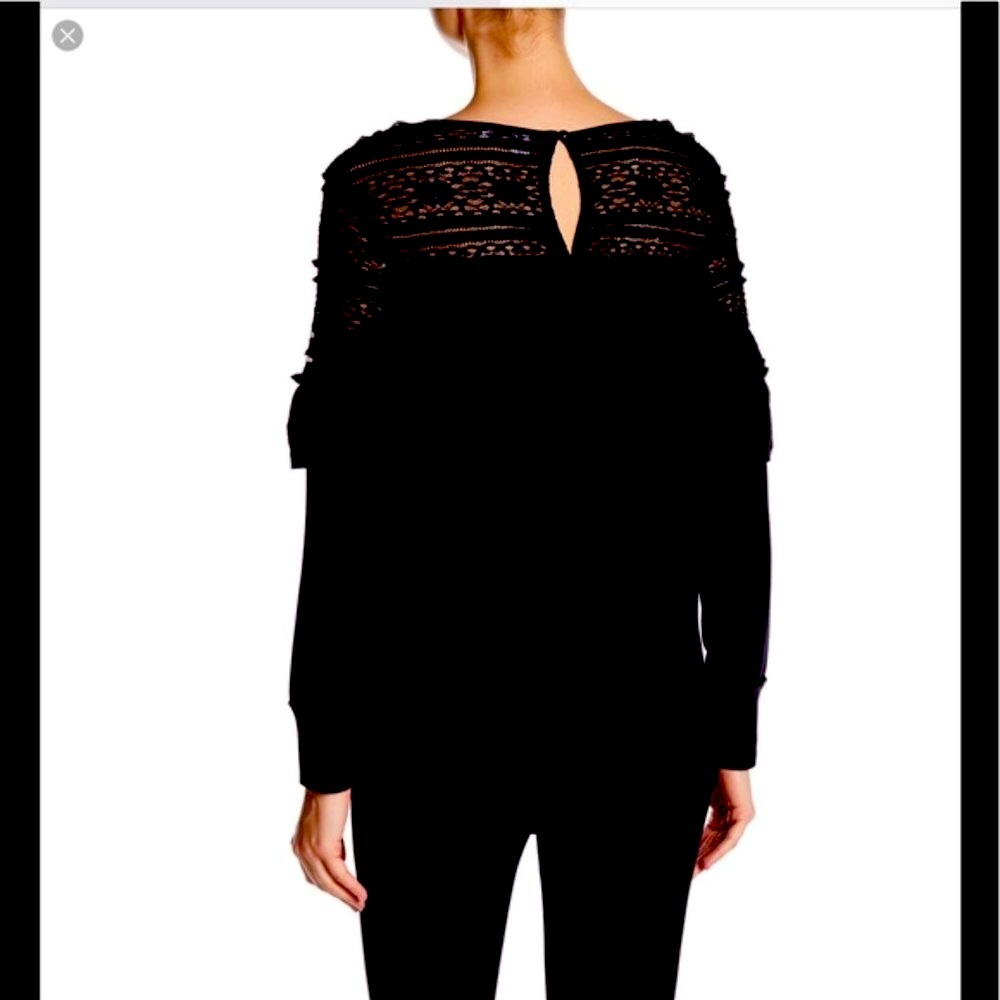 NWT Melrose and Market | Nordstrom | Flattering Back | Delicate Lace Blouse Top - Picture 2 of 3